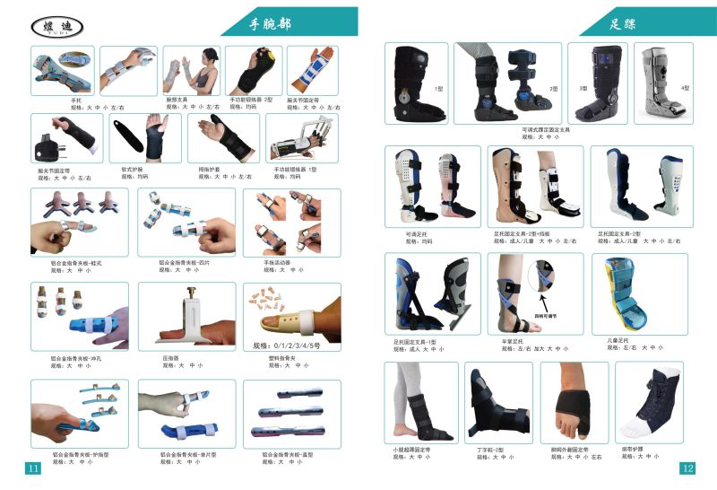 手腕、足踝支具-